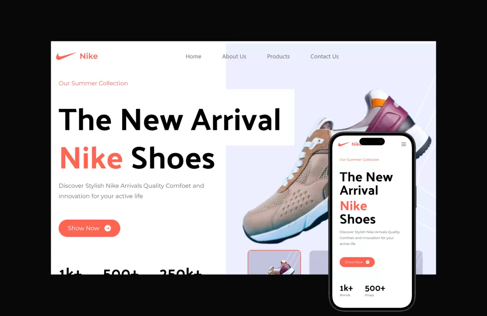 Nike Landing Page